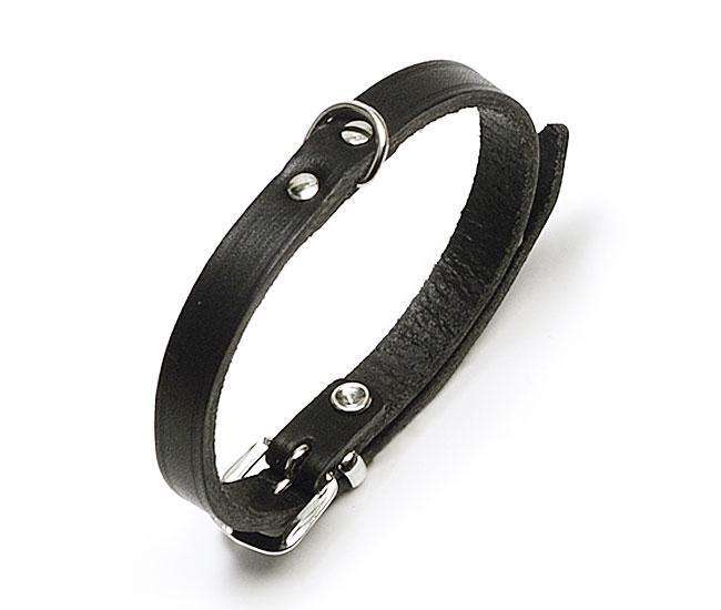 Karlie RONDO Halsband genietet - Schwarz - 25 mm, 70 cm