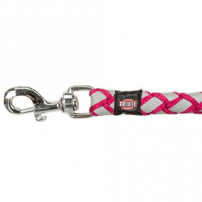 Trixie Cavo Reflect Leine - 1 m - Fuchsia / S-M