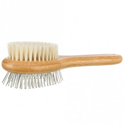 Trixie beidseitige Bürste aus Bambus - 5 x 19 cm