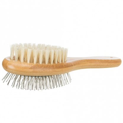 Trixie beidseitige Bürste aus Bambus - 6 x 22 cm