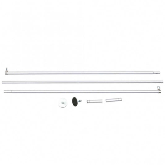 Trixie Netz-Spannstange, Aluminium, 1,28-3,25m