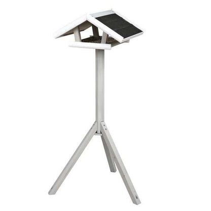 Trixie Futterhaus mit Ständer - rot-weiß