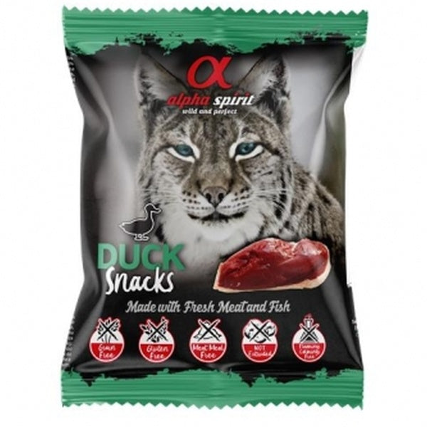 alpha spirit Cat Snacks Bag Ente - 50g
